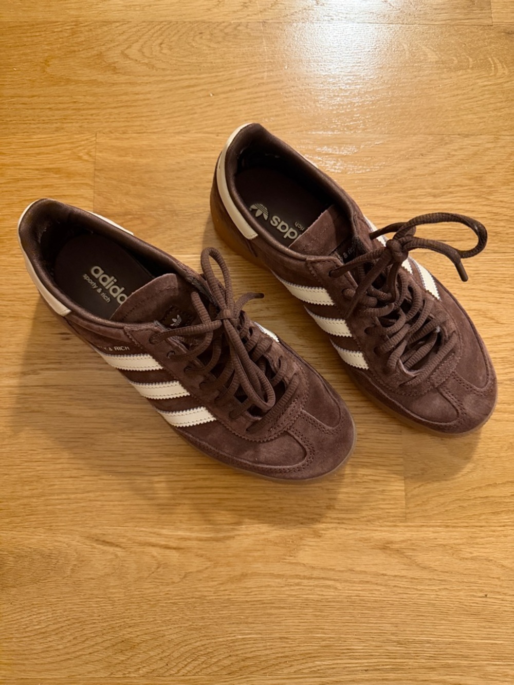 Sporty & Rich Handball Spezial Adidas - Size US 6 (Men’s Sizing) - Brown